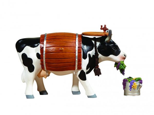 Clarabelle the Wine Cow (medium resin)