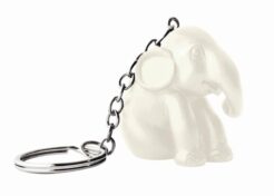 Sleutelhanger wit zittend