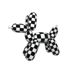 Balloon Dog Large - Black/White