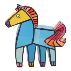 Vrolijk Paard blauw