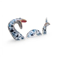 Swimming Snake Delftsblauw Silver