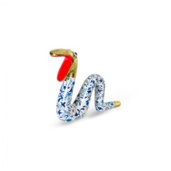 Moving Snake Delftsblauw Goud