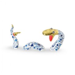 Swimming Snake Delftsblauw Gold