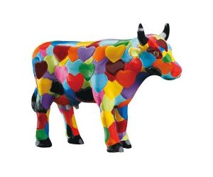 Heartstanding Cow Kunst en Kadootjes