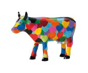 Heartstanding Cow Kunst en Kadootjes