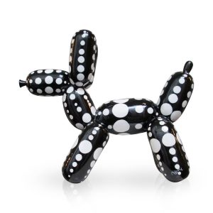 Balloon Dog black/white Kunst en Kadootjes
