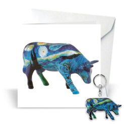 Cart & Keyring vincents's cow Kunst en Kadootjes