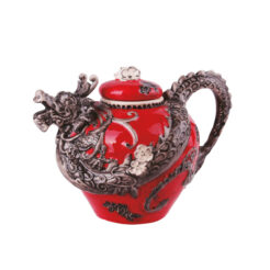 Design Theepot Rode draak Kunst en Kadootjes