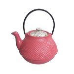Japanse theepot "okashi" pink Kunst en Kadootjes