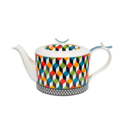 Theepot kleurenkubussen Kunst en Kadootjes