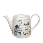 Theepot Fall in Love Kunst en Kadootjes