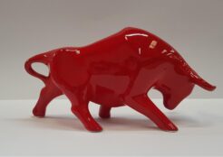 Stier rood Medium Kunst en Kadootjes