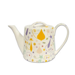 Theepot retro cats Kunst en Kadootjes