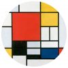 Paperweight Mondriaan, Composition Kunst en Kadootjes