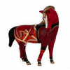 Paard "Marc" Rood Kunst en Kadootjes
