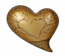 Nature's Heart of Gold 15 cm Kunst en Kadootjes