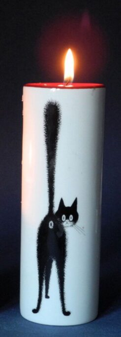 Theelicht houder Cats Kunst en Kadootjes