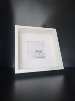 Handgemaakte pentekening met Katten