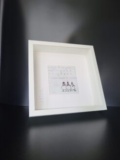 Handgemaakte pentekening met Kippen
