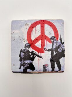 Banksy Tegel 'Peace Soldiers'