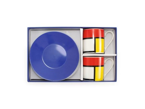 Espressoset (2 kopjes), Mondriaan