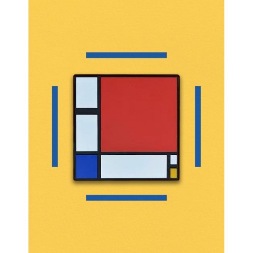 Mondriaan PVC Magneet