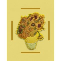 Van Gogh - Zonnebloemen PVC Magneet