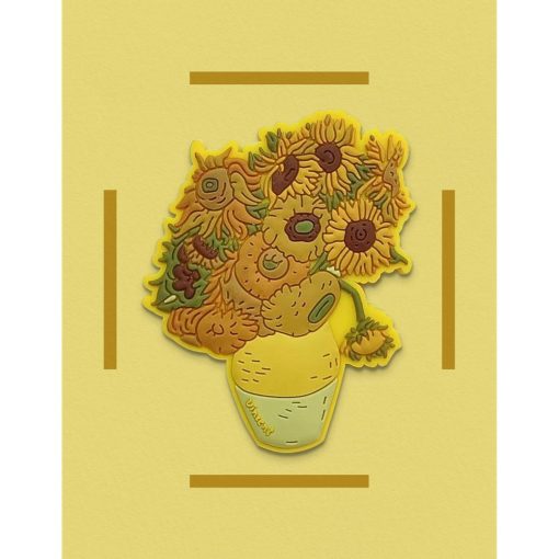 Van Gogh - Zonnebloemen PVC Magneet