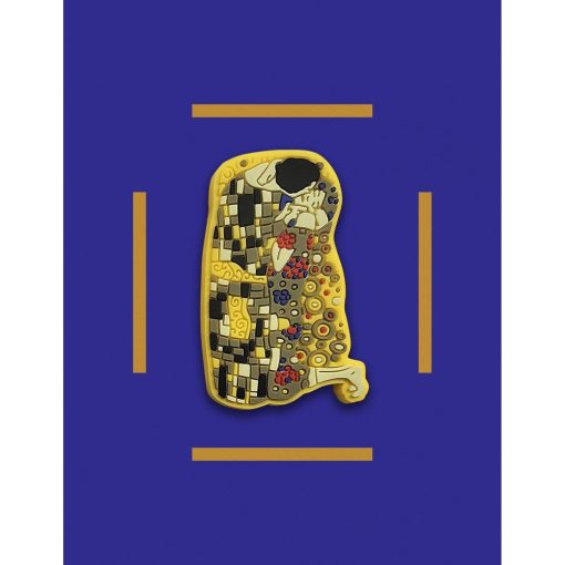 Klimt - De Kus PVC Magneet