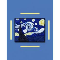 Van Gogh - Sterrennacht PVC Magneet