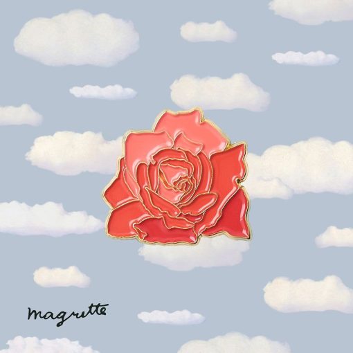 Magritte - Le Tombeau des lutteurs Pin