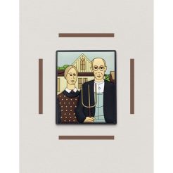 Wood - American Gothic PVC Magneet