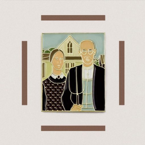 Wood - American Gothic Pin