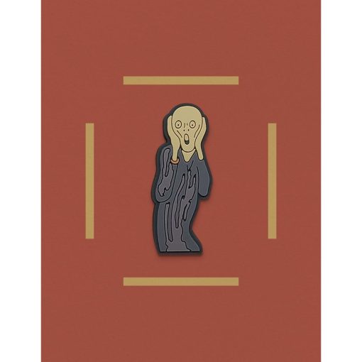 Munch - The Scream PVC Magneet