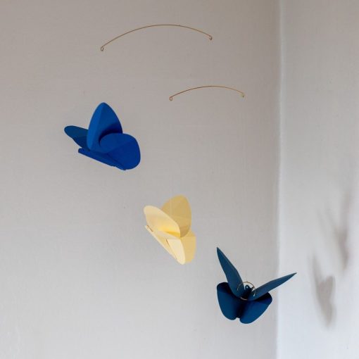 Hangende Kunst - Vlinder (Blauw)