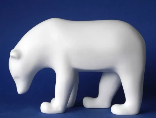 Pompon "Ours Brun" (wit)