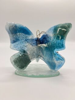 Glazen Vlinder – Vuur Blauw