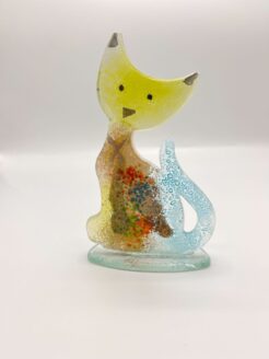 Staande Kat Medium - Hydra Lime