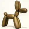 a balloon dog sculpture on a white background