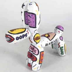 Balloon Dog - White Pat Pop