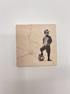 Banksy Tegel ‘Copyright Rebel’