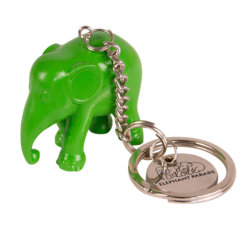 Key Ring Resin - Kelly Elephant