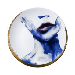 Wandbord Victoria Verbaan - Miss lips - Keramiek - 31 cm