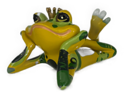 Art24 design - Kikker Prince (liggend) Groen