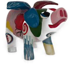 Art24 design - Varkentje Bob with Wings – Kleur A