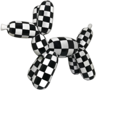 Balloon Dogs - Balloon Dog Large – Black/White