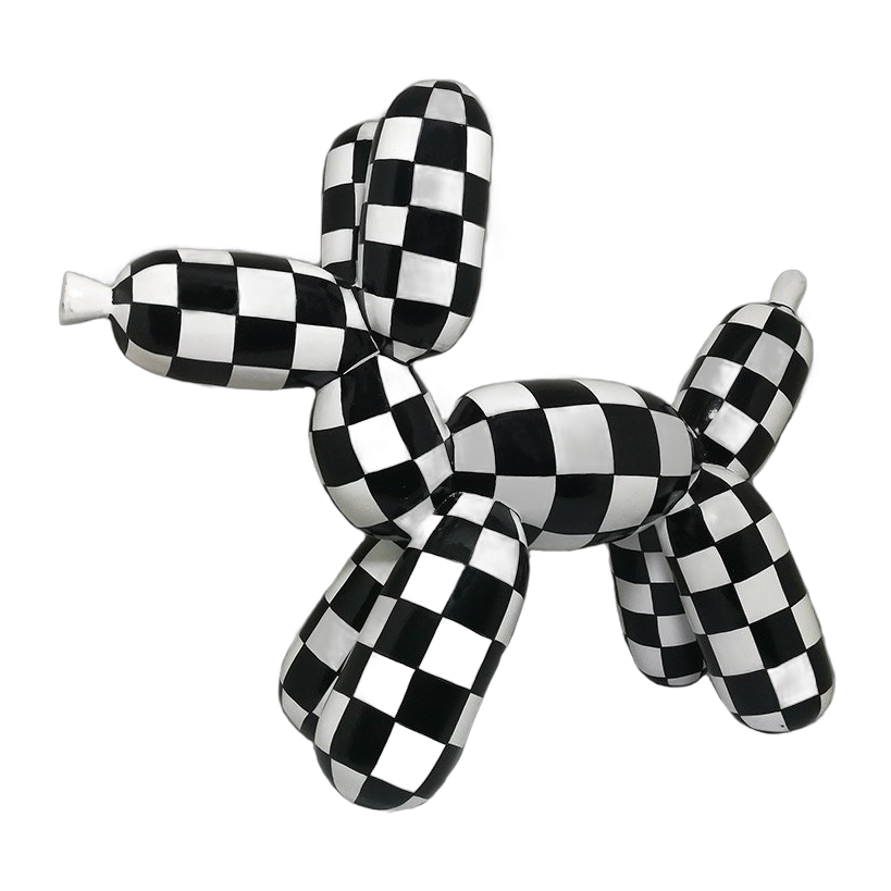 Balloon Dogs - Balloon Dog Large – Black/White