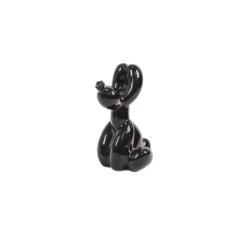 Balloon Dogs - Black Sitting Balloon Dog