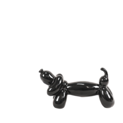 Balloon Dogs - Black Teckel Balloon Dog