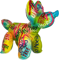 Balloon Dogs - Deflated Dog Medium – Graffiti